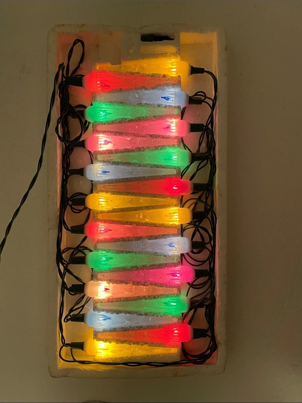 Vintage Icicle Lights